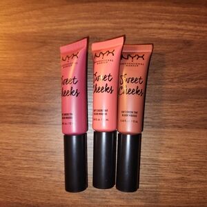 ♥️ Nyx sweet cheeks liquid blush lot bundle makeup